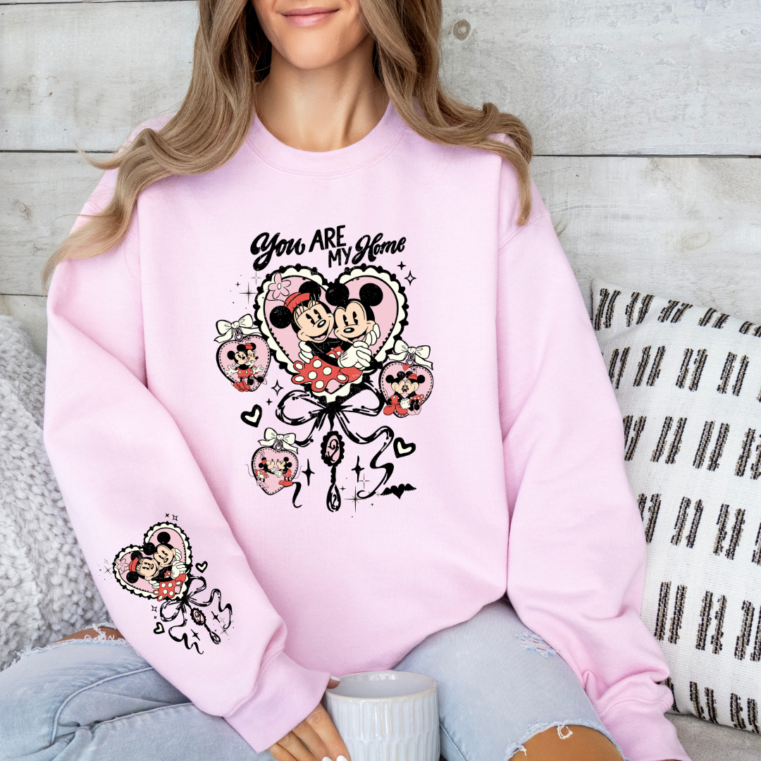 Sweetheart Mouse Heart Mirror w/Sleeve DTF