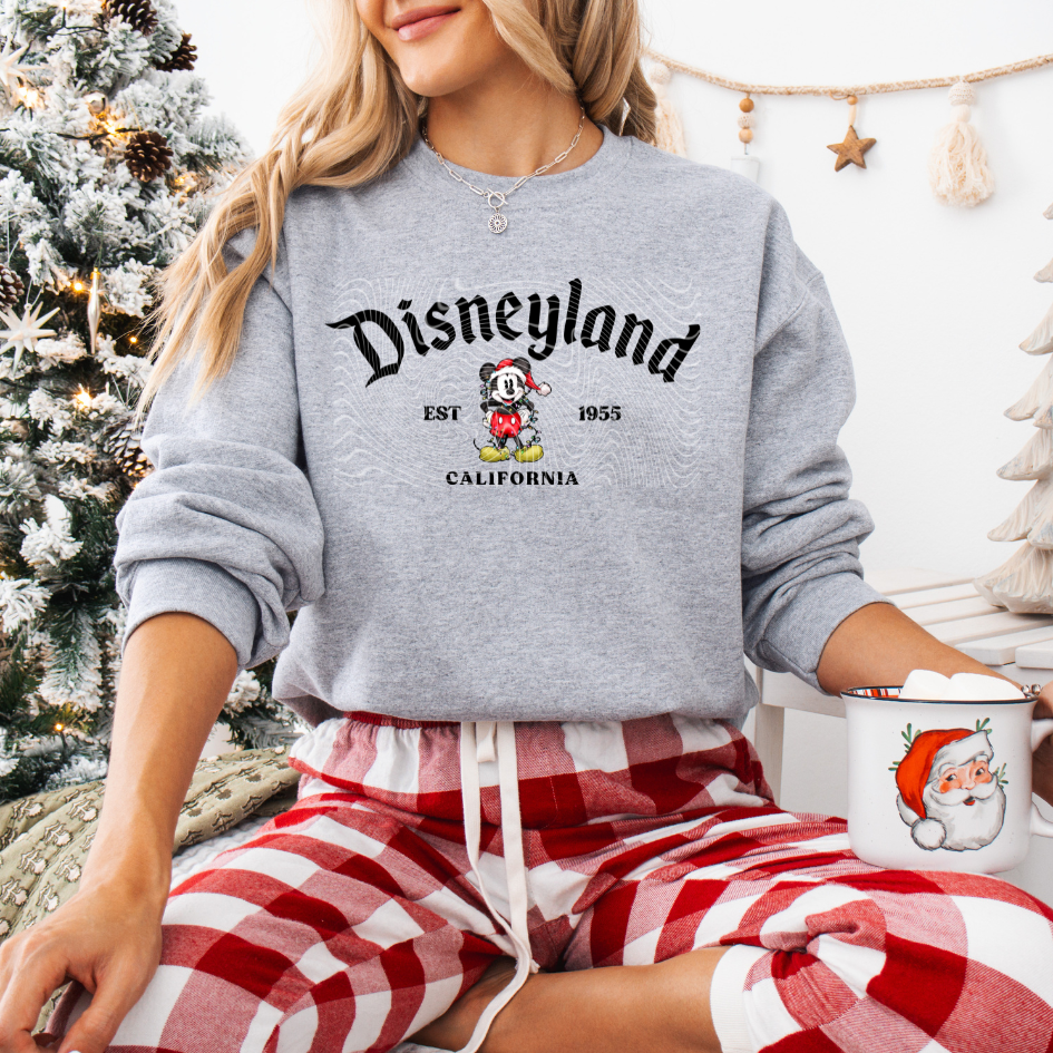 Xmas Dland Mr Mouse DTF