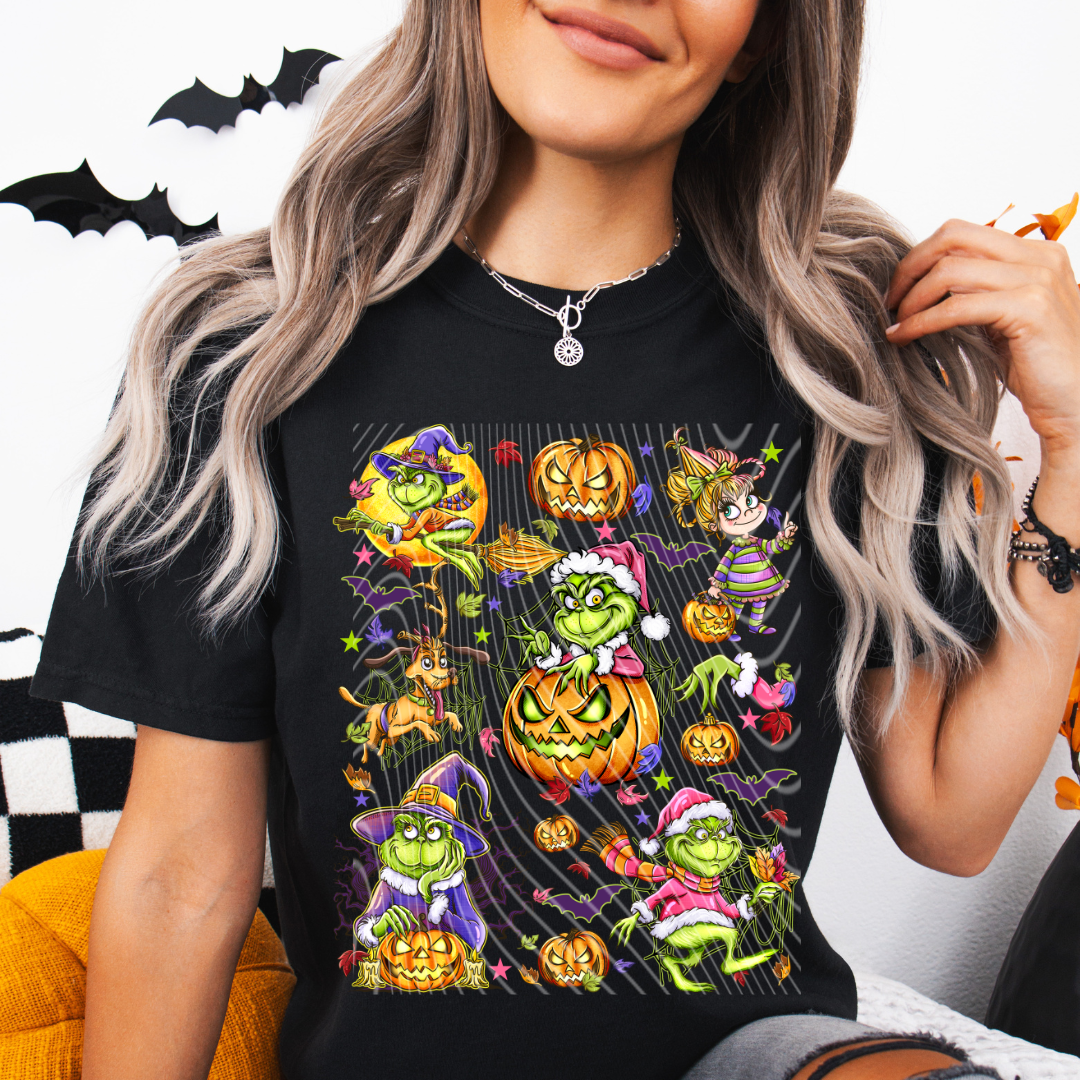 Spooky Green Guy DTF
