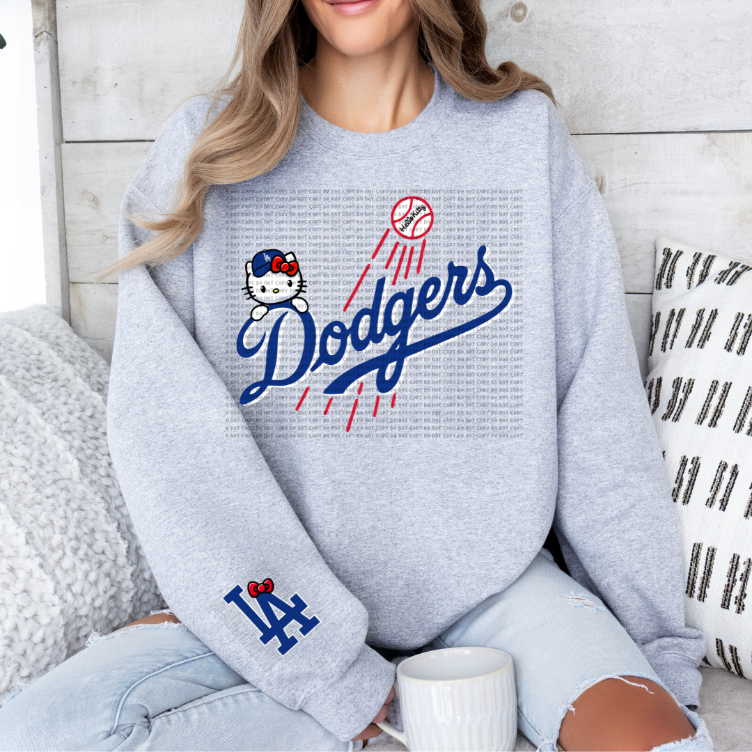 HK Cursive (Blue Design) Crewneck Sweatshirt