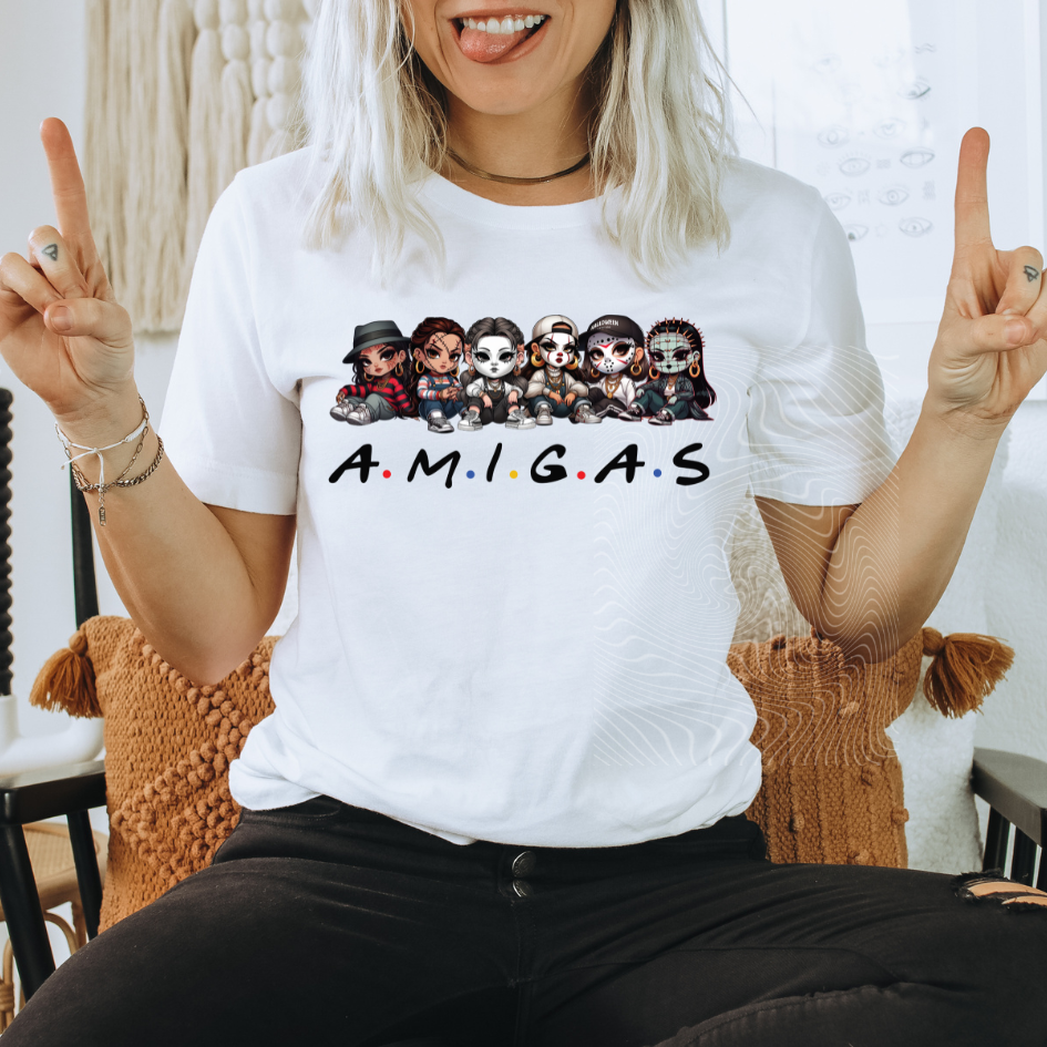 Amigas Horror Crew DTF