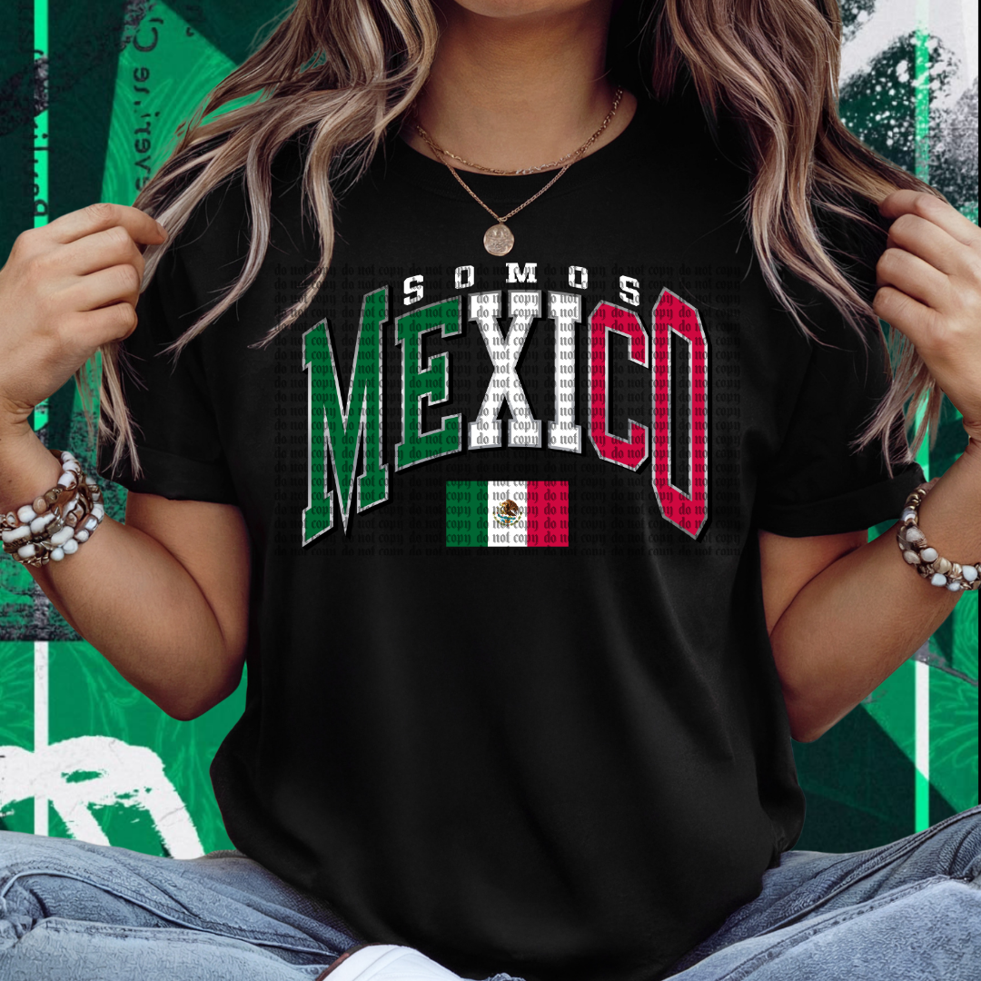 Somos Mexico Varsity DTF