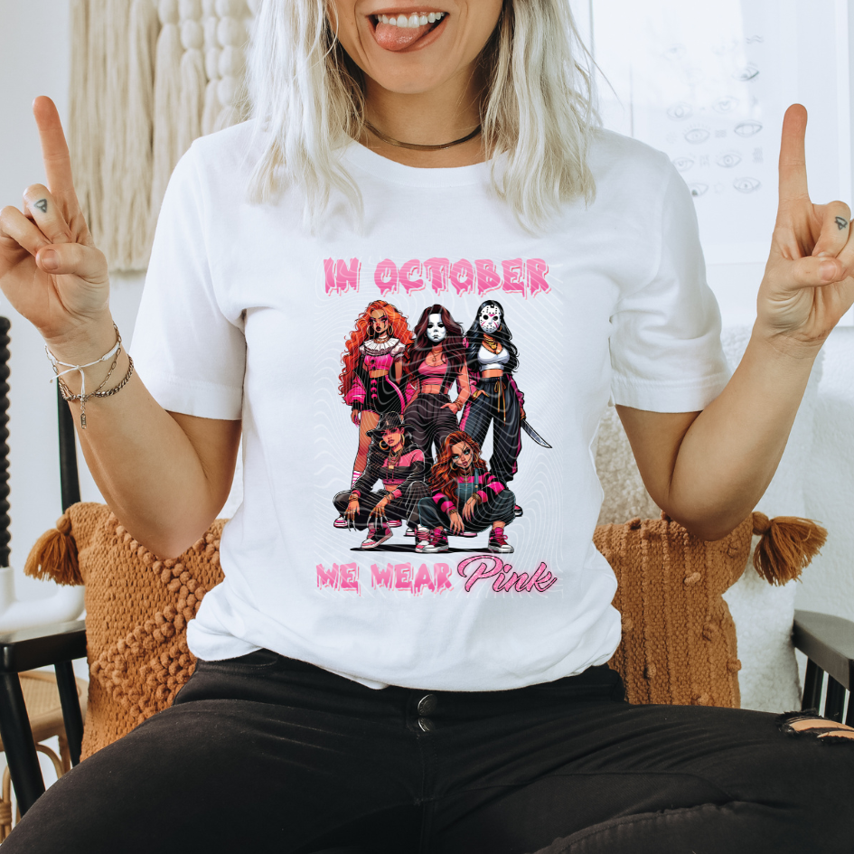 Pinktober Horror Girls DTF
