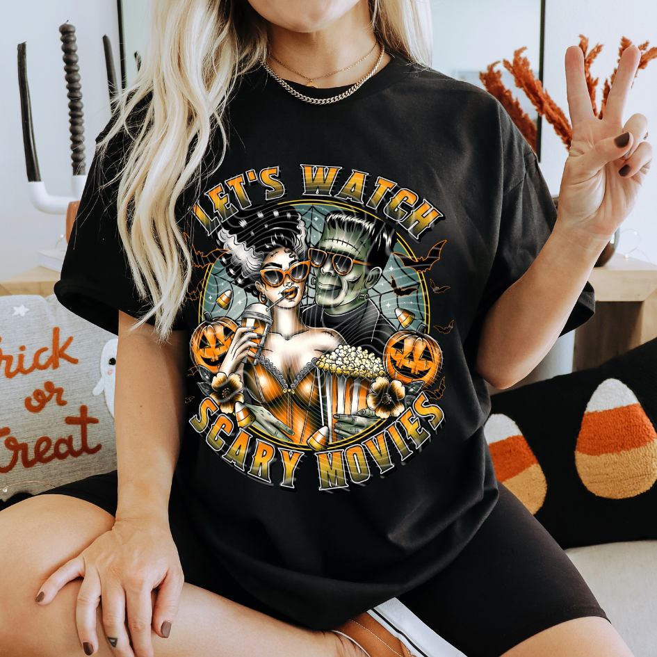 Frank &amp; Bride Scary Movies DTF