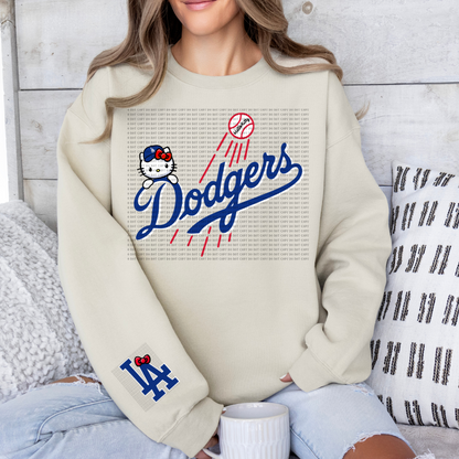 HK Cursive (Blue Design) Crewneck Sweatshirt