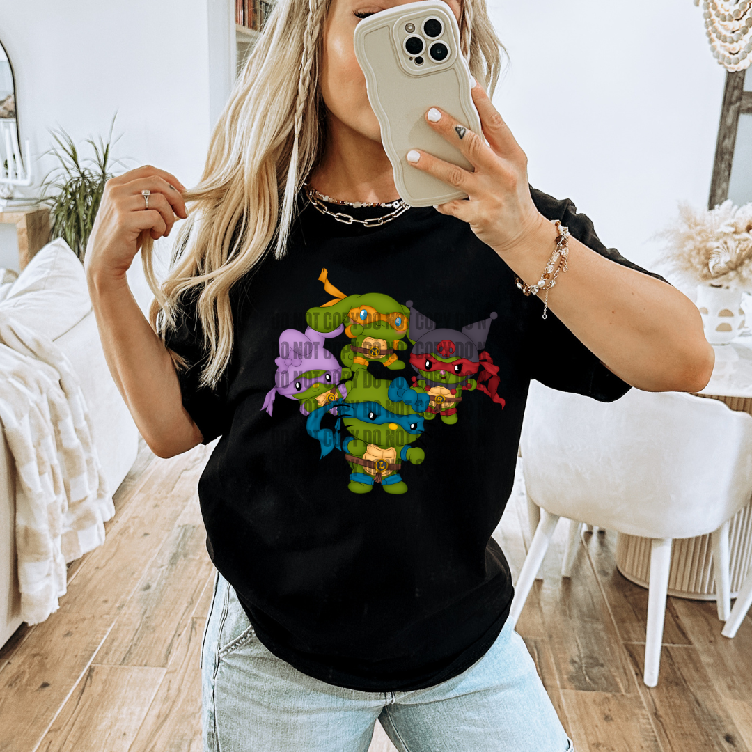 Kawaii Turtles DTF