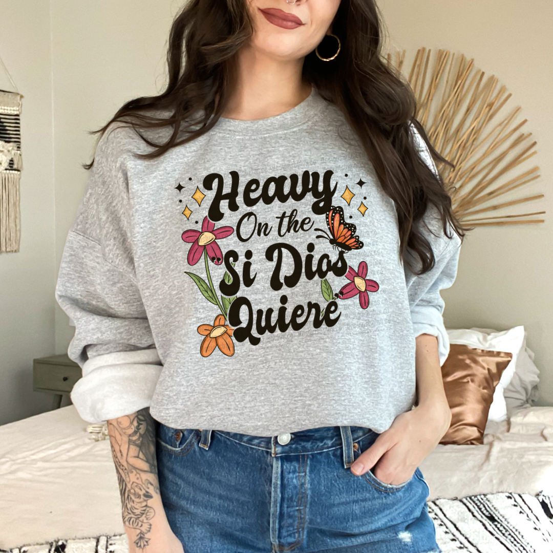 Si Dios Quiere Black DTF