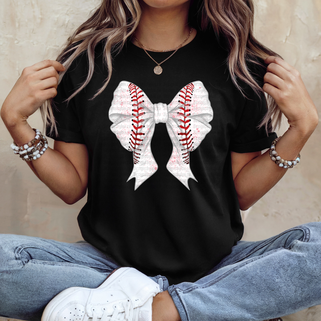 Baseball Bow DTF