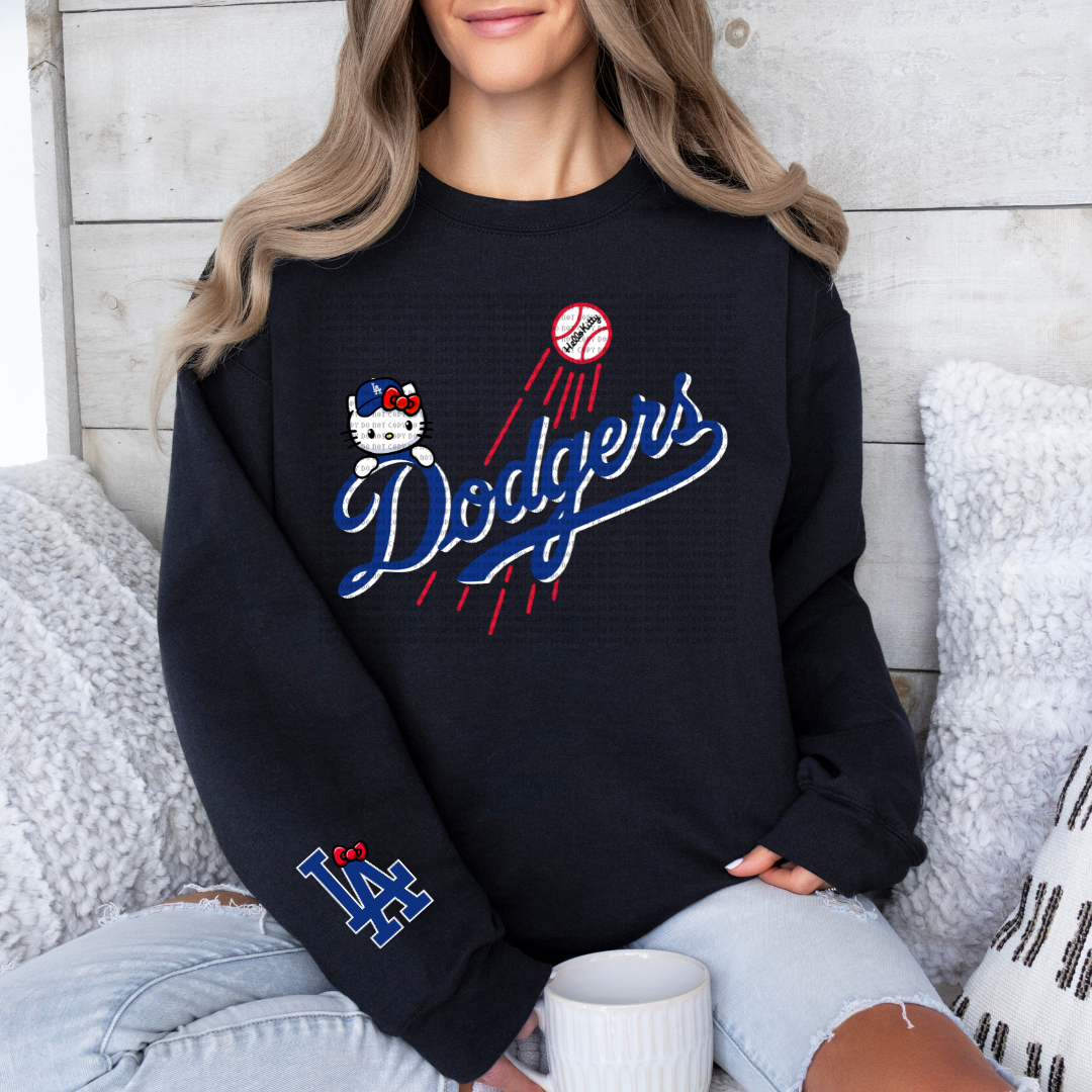 HK Cursive (Blue Design) Crewneck Sweatshirt