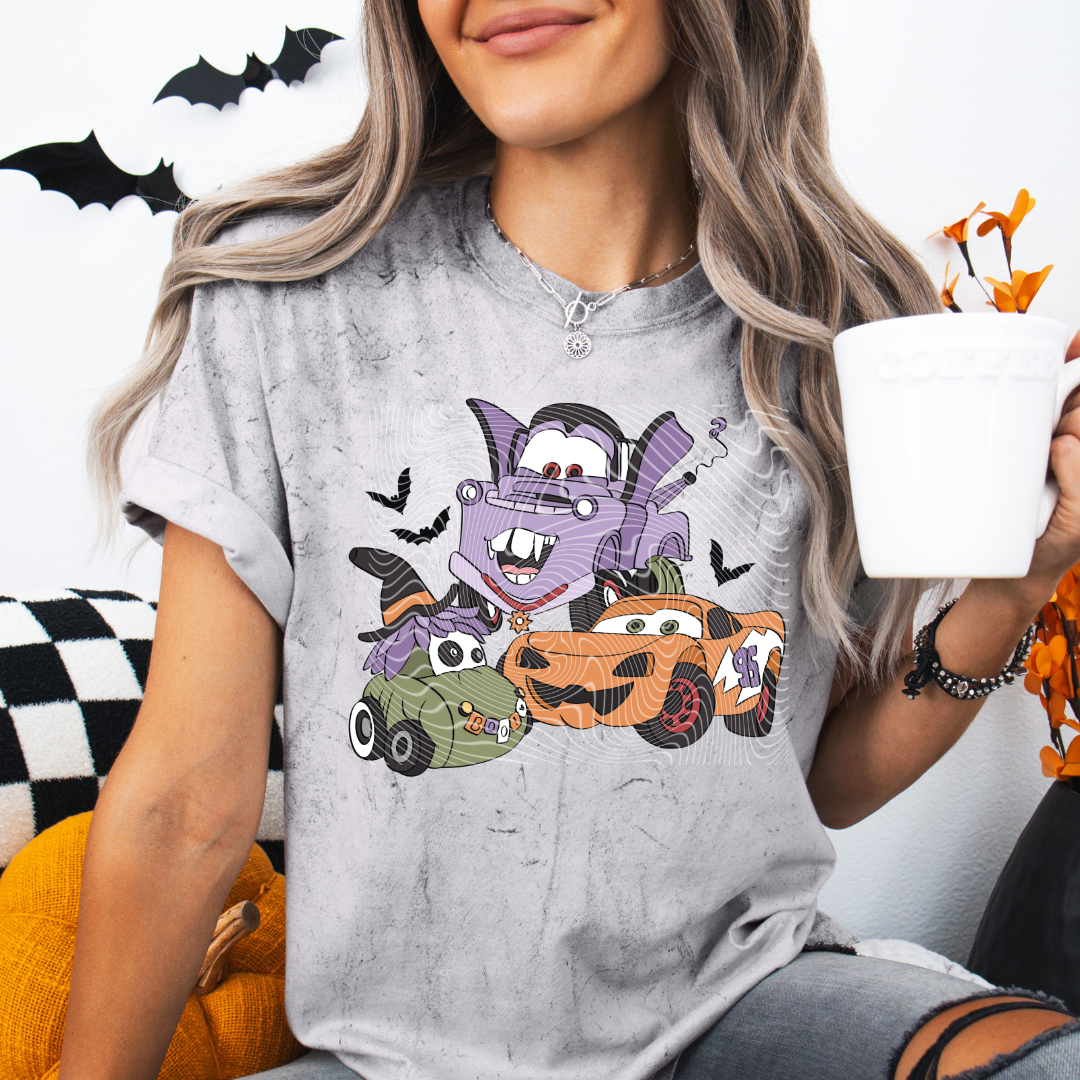 Spooky Car DTF