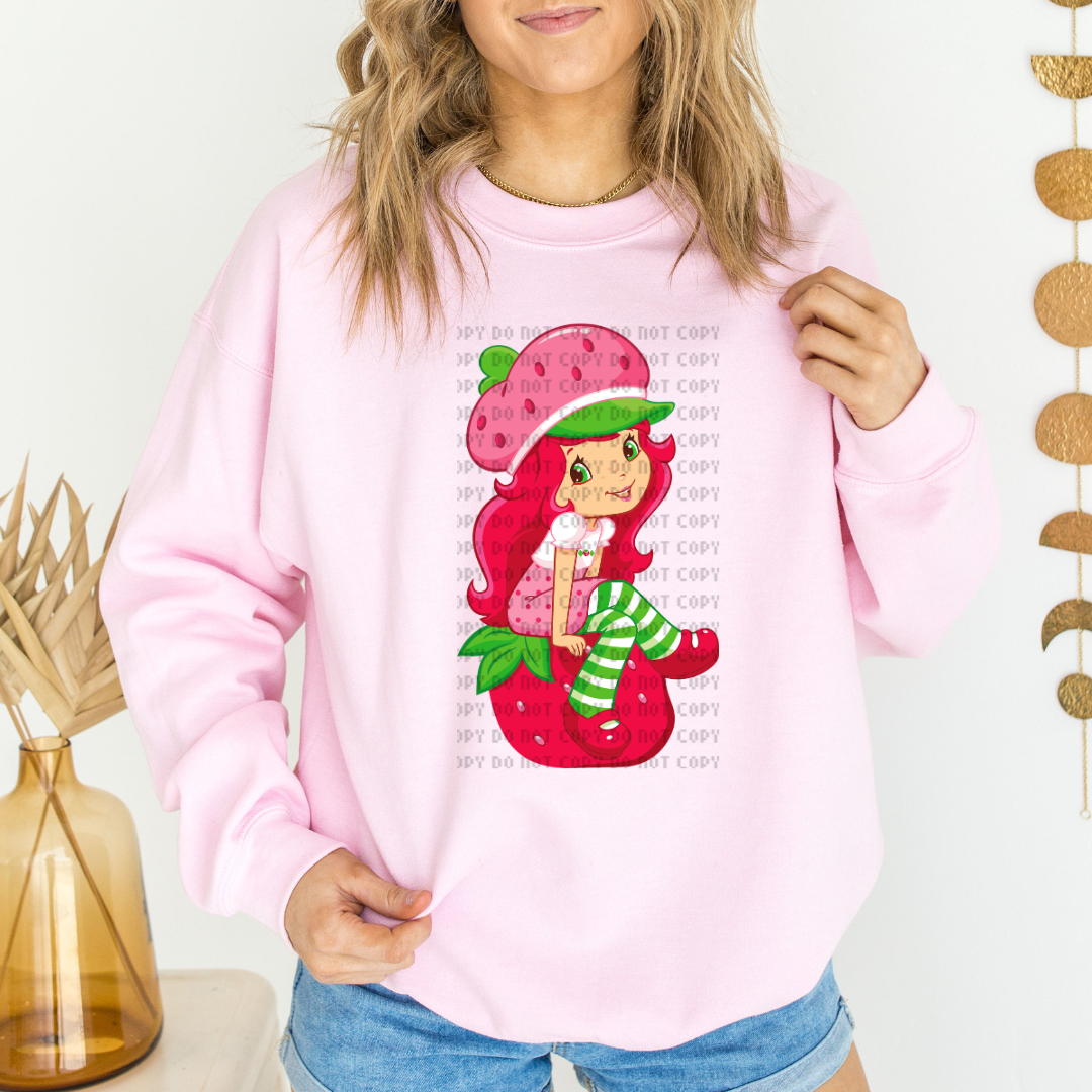 Strawberry Girly DTF