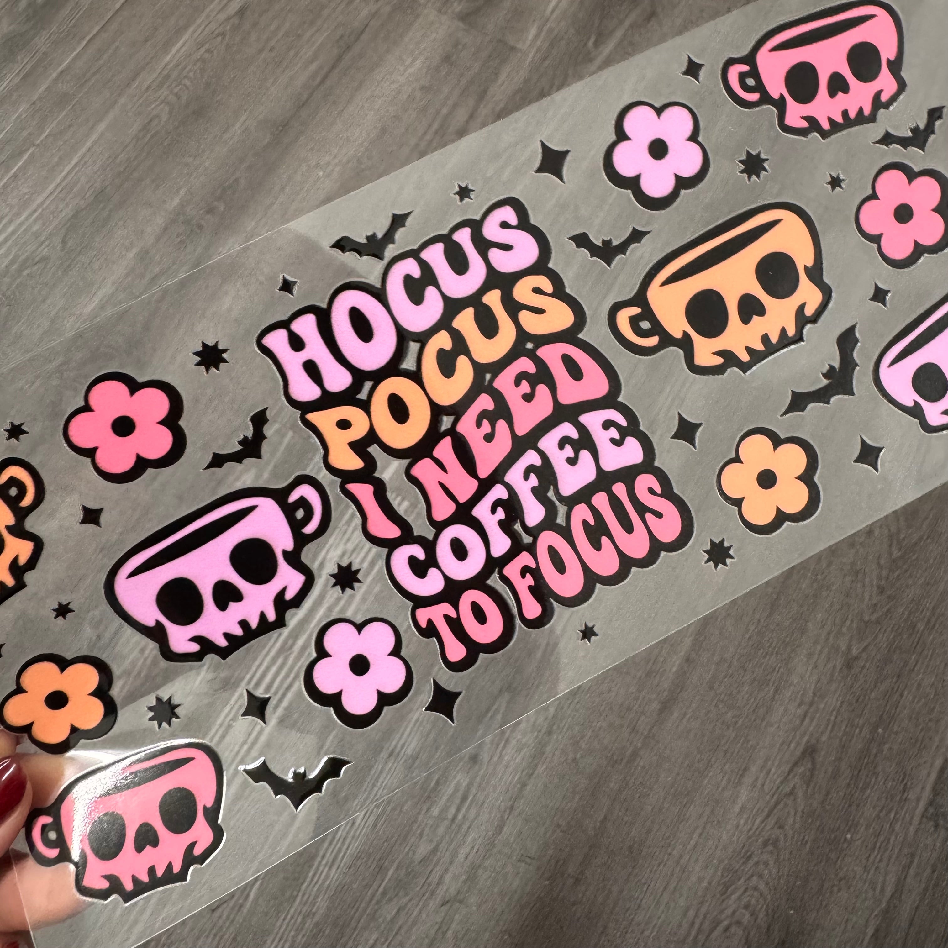 UVDTF:  Coffee Focus Wrap