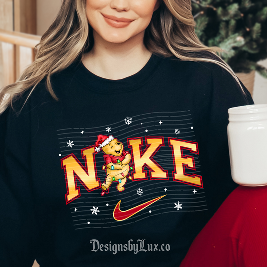 Bear xmas NKE DTF