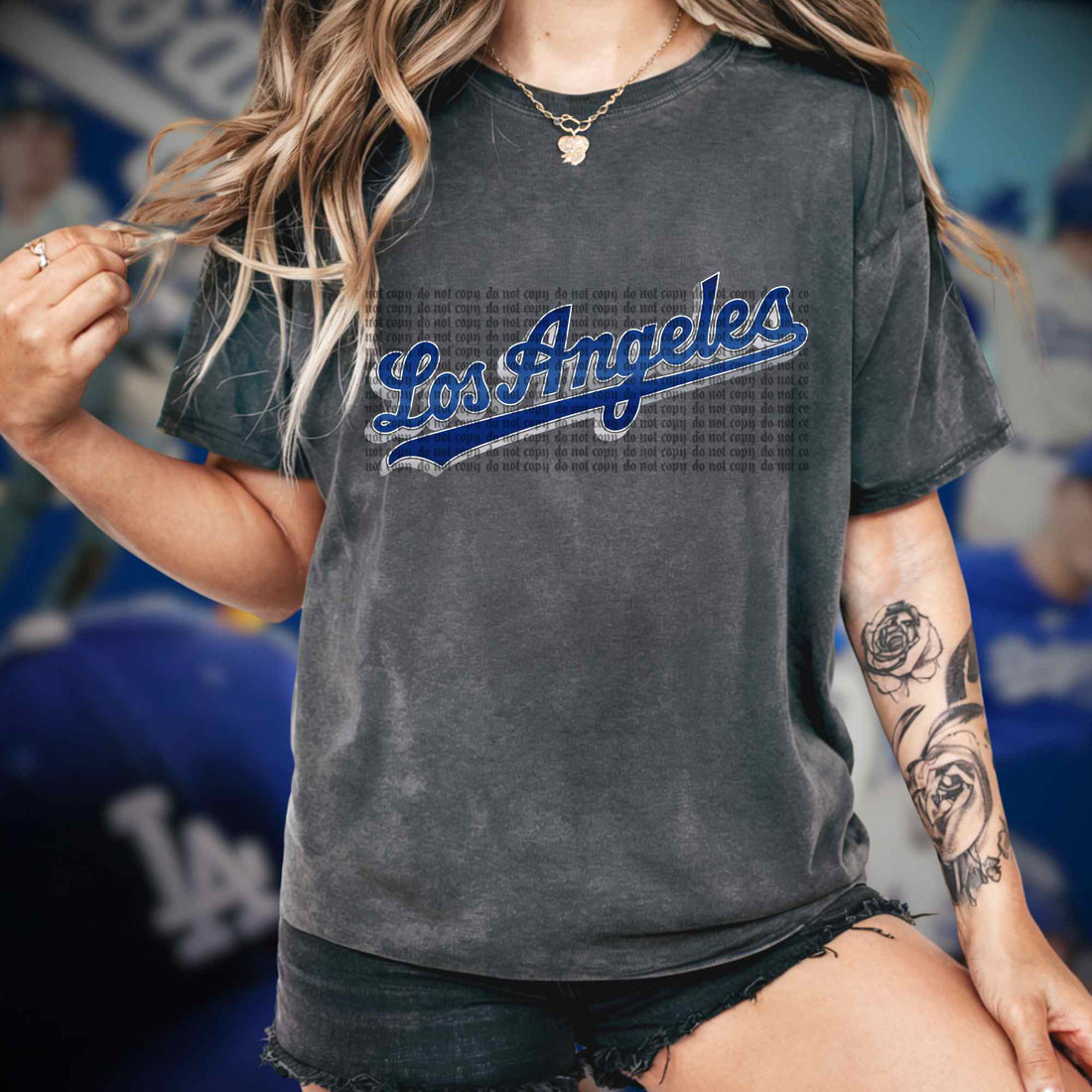 Los Angeles Blue DTF