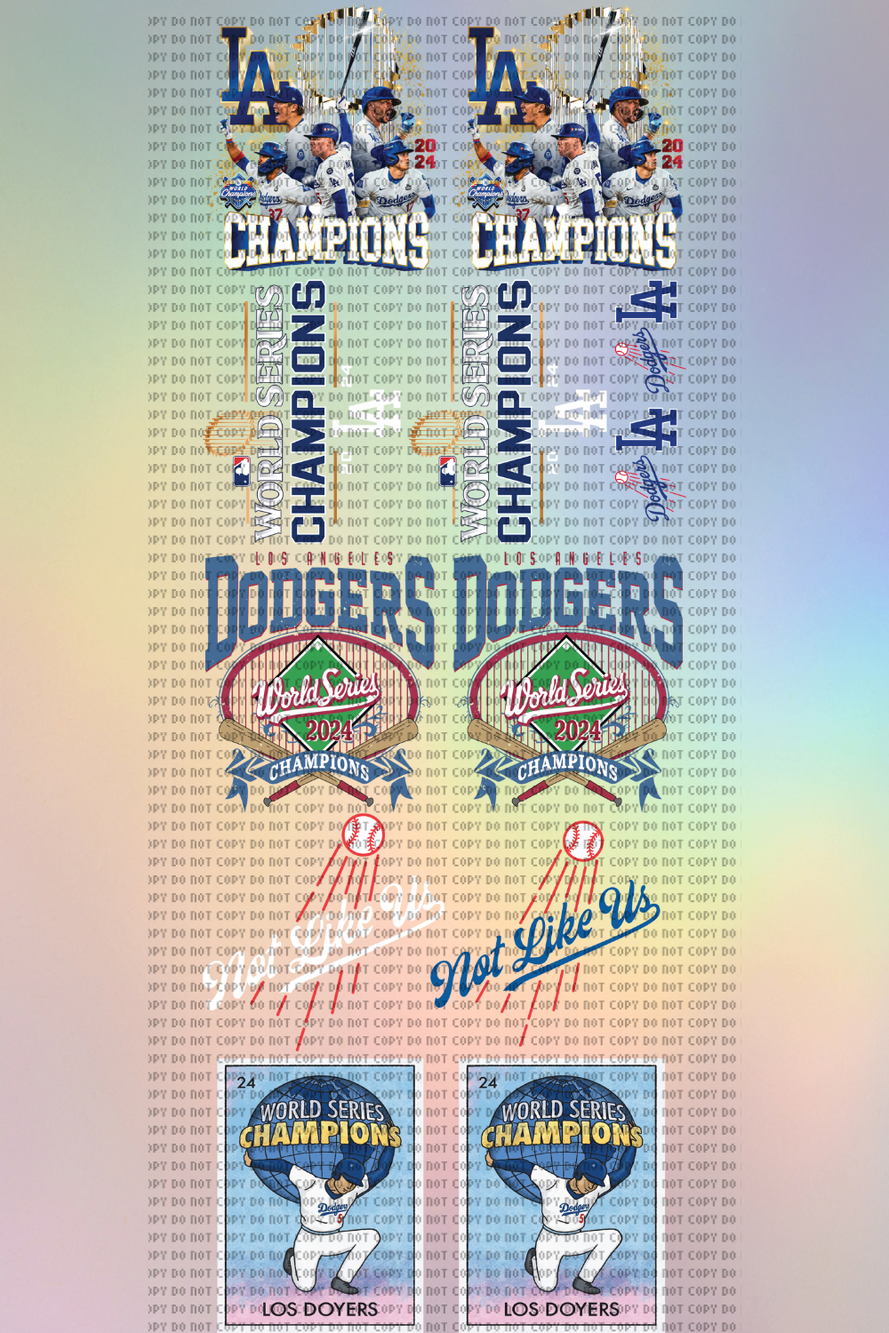 PreMade: L.A. CHAMPIONS 24 22x60