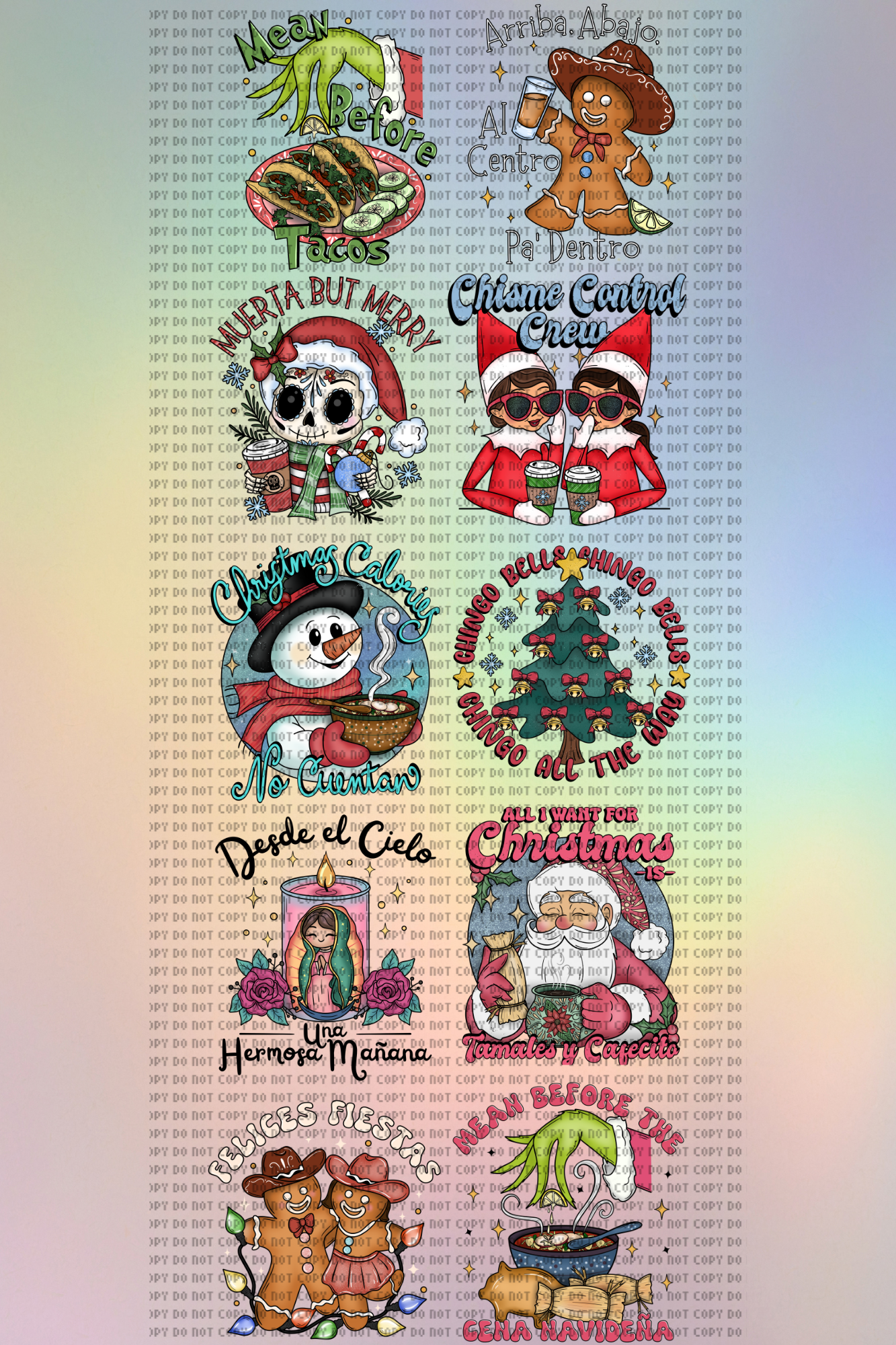 PreMade: XMAS Spanish 22x60