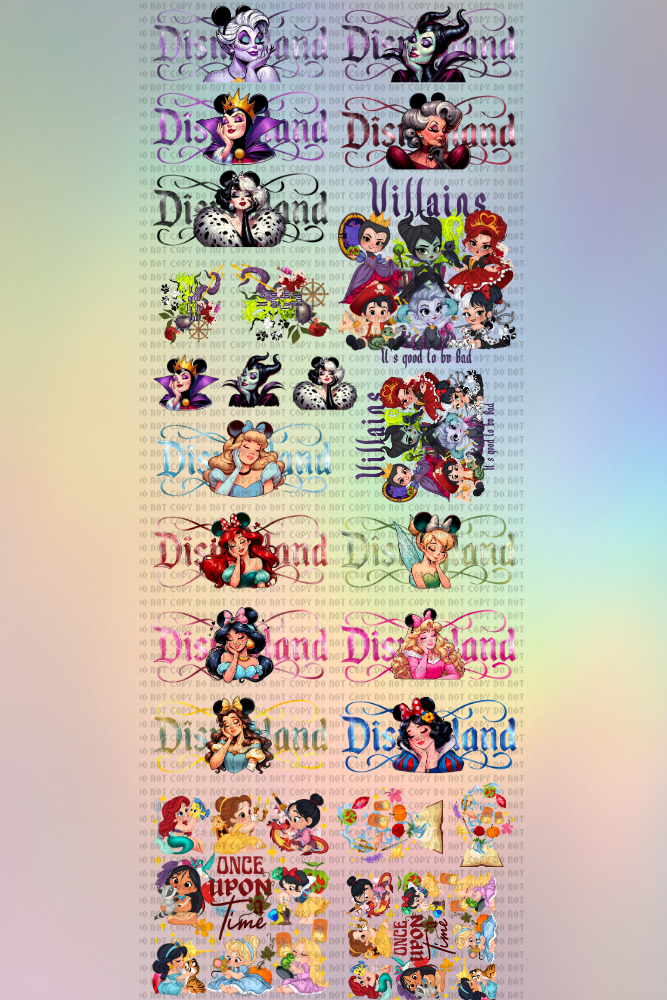 PreMade: Princess x Villains 22x60