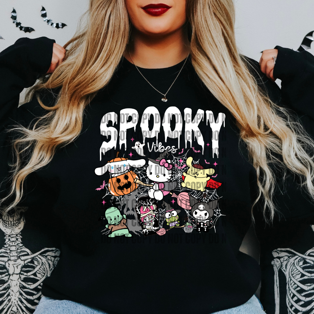Spooky Vibes Kawaii DTF