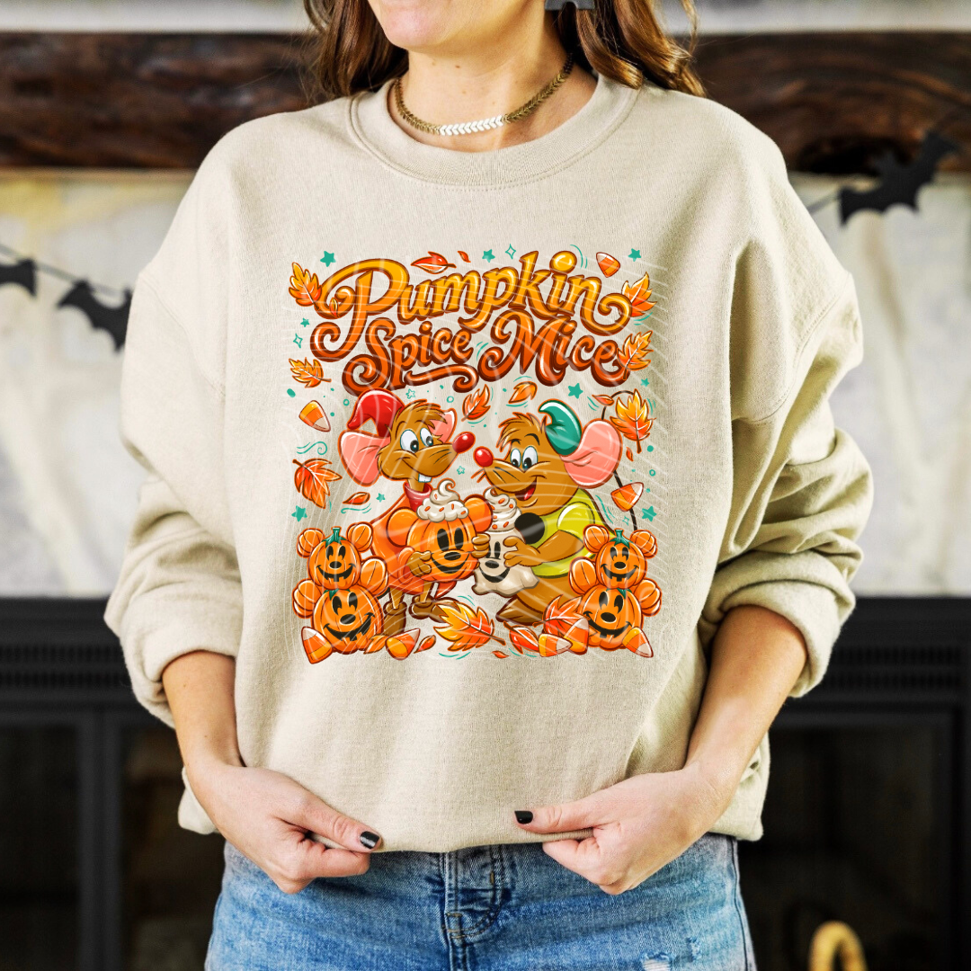 Pumpkin Spice Mice DTF