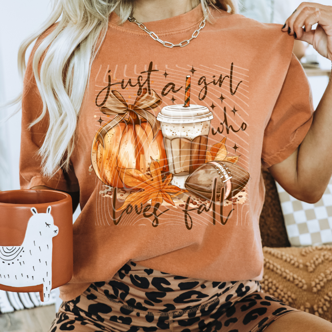 Just A Girl Autumn DTF