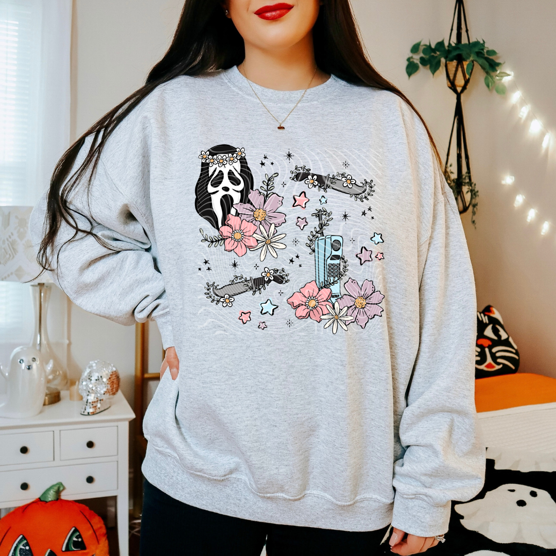Scream Floral DTF