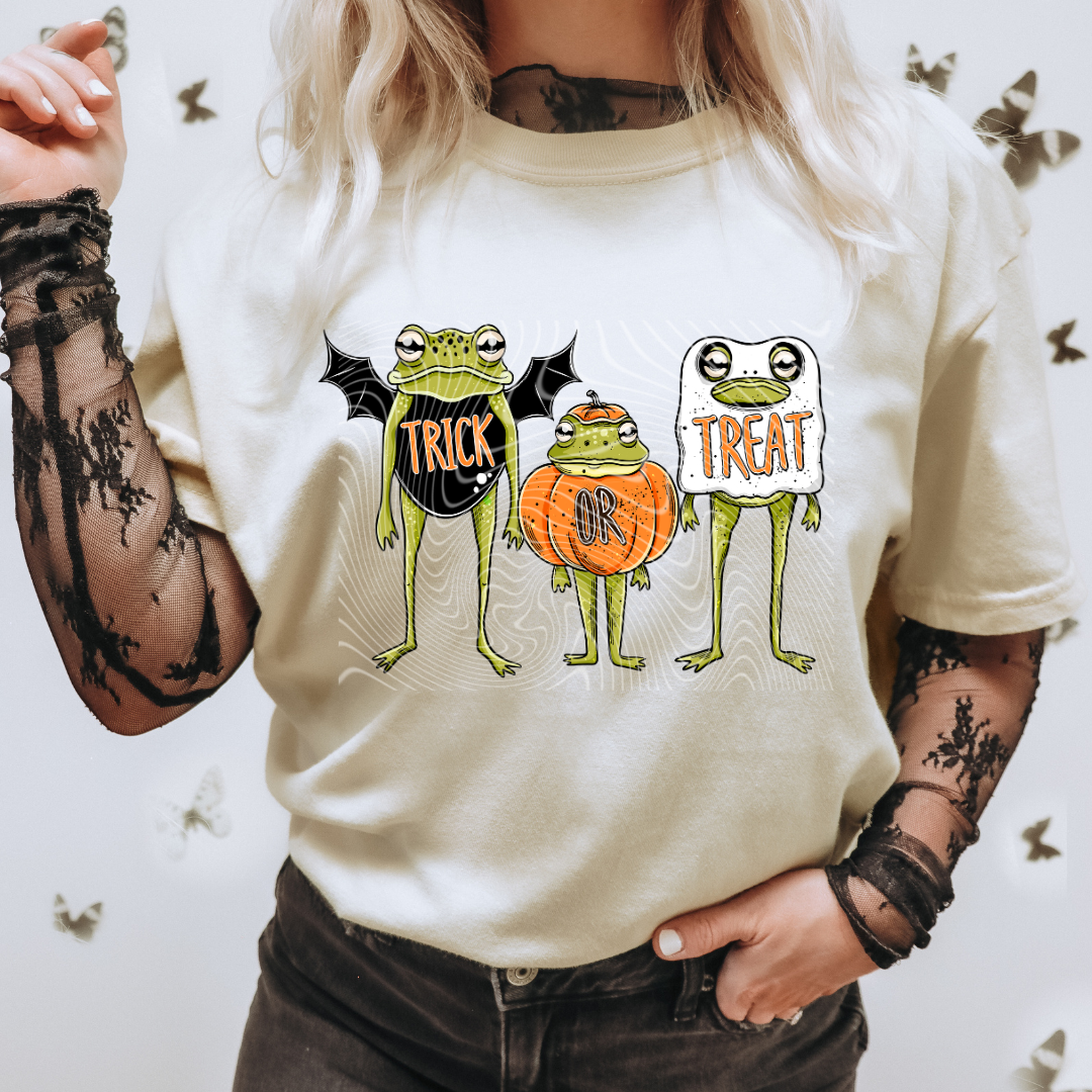 Trick or Treat Froggies DTF