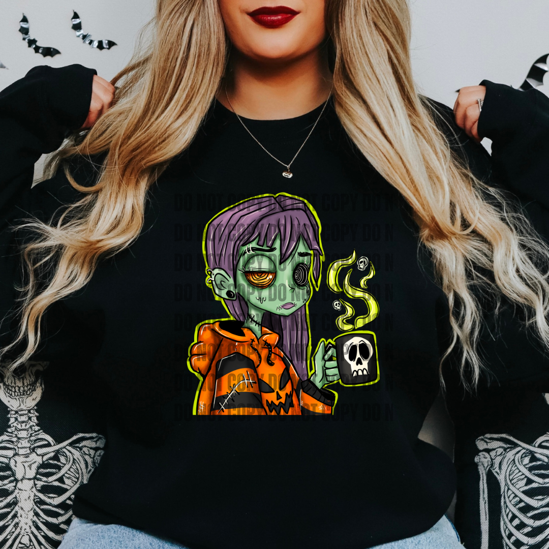 Caffeinated Zombie DTF