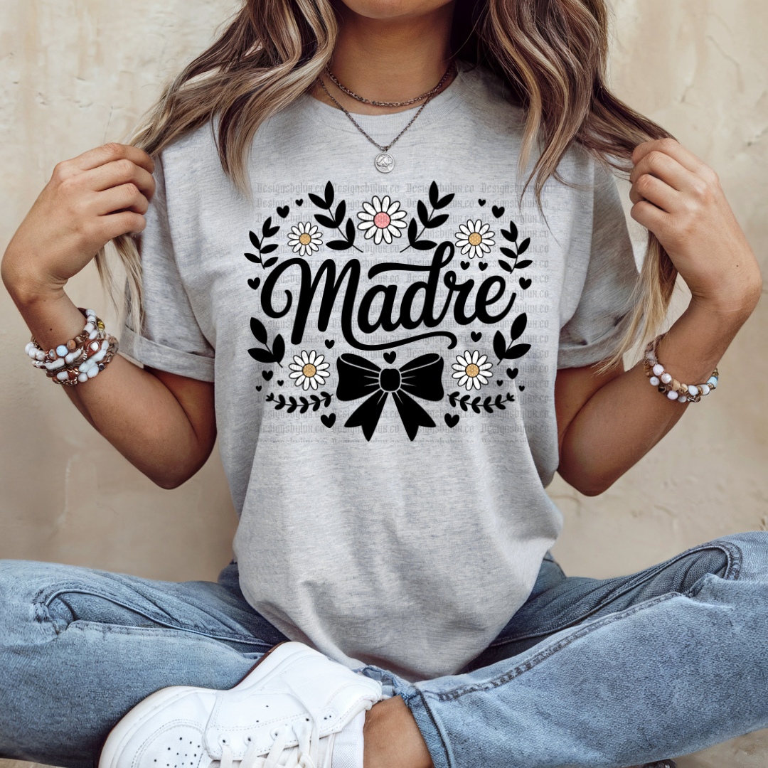 Madre Flores Black DTF