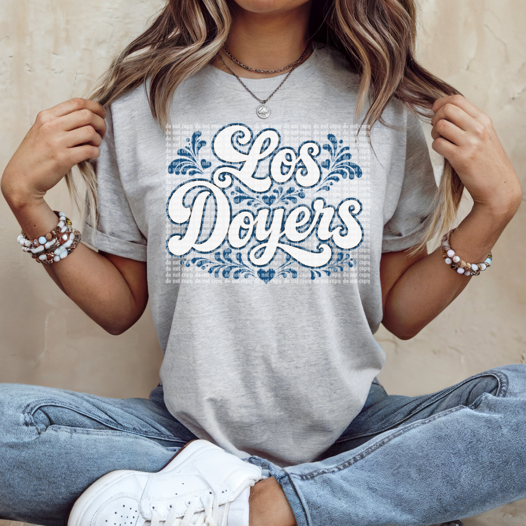 Los Doyers Blue DTF