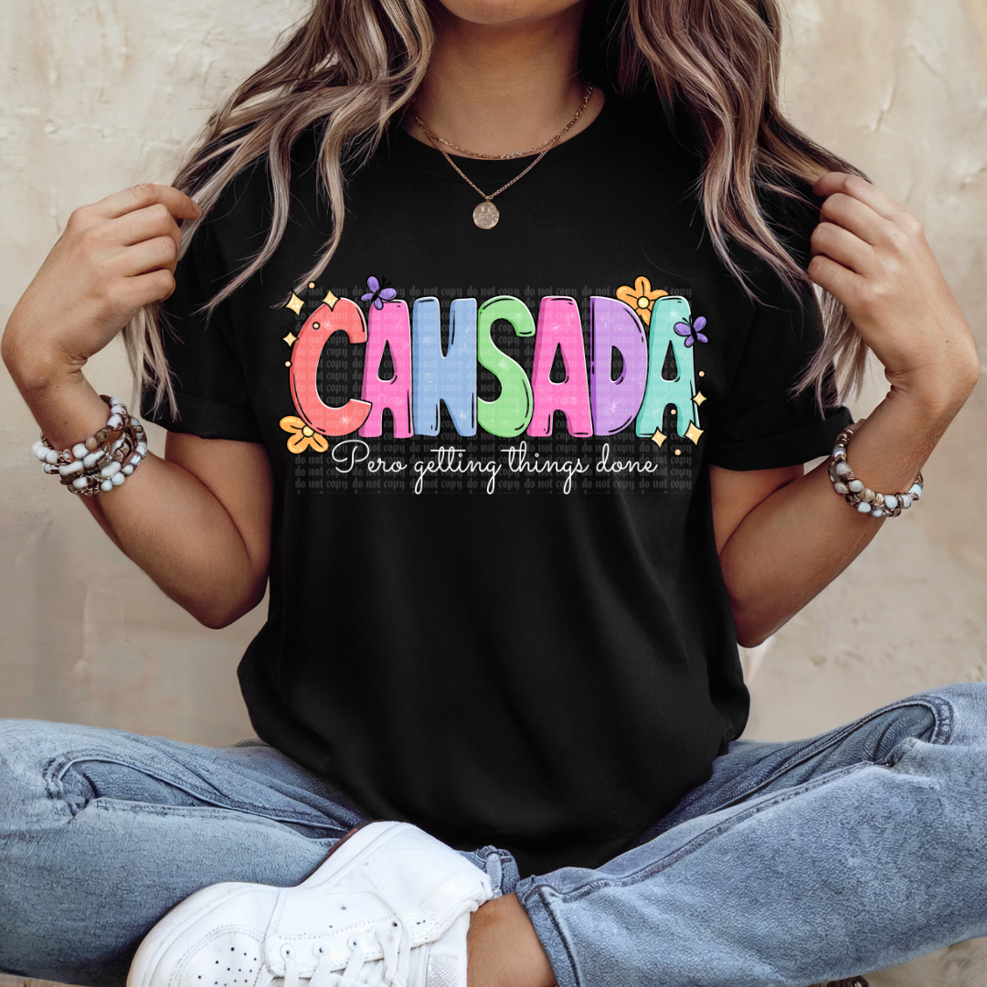 Cansada White DTF