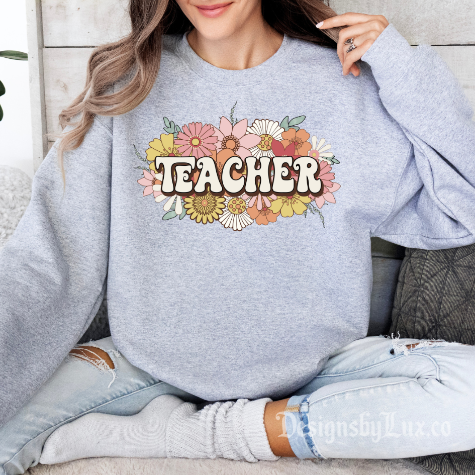 Teacher Retro DTF