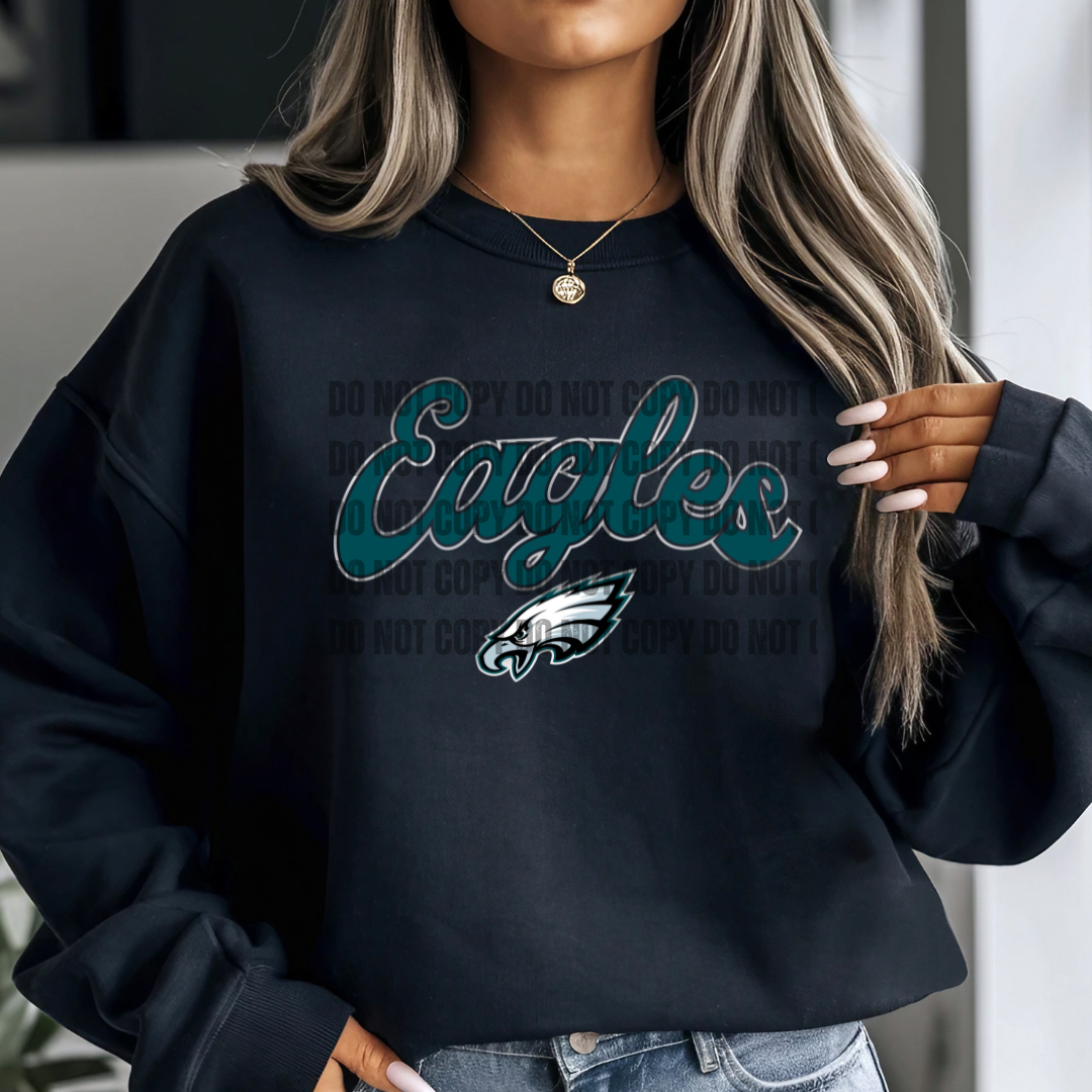 Cursive Football V3 DTF