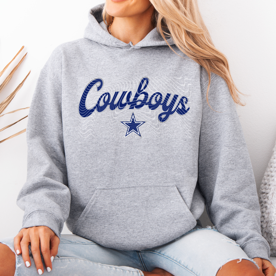 Cursive Football V1 DTF