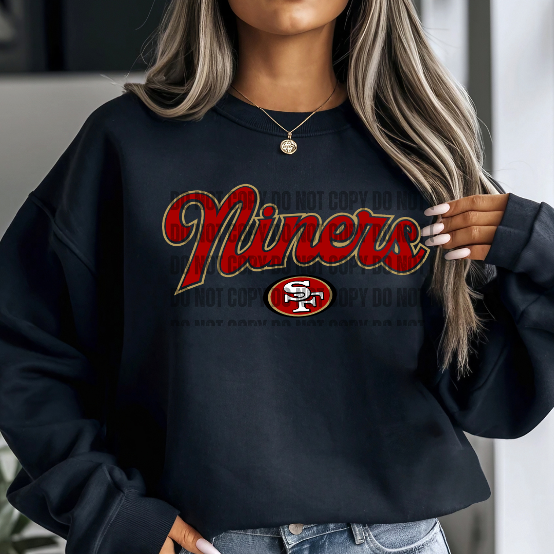 Cursive Football V2 DTF