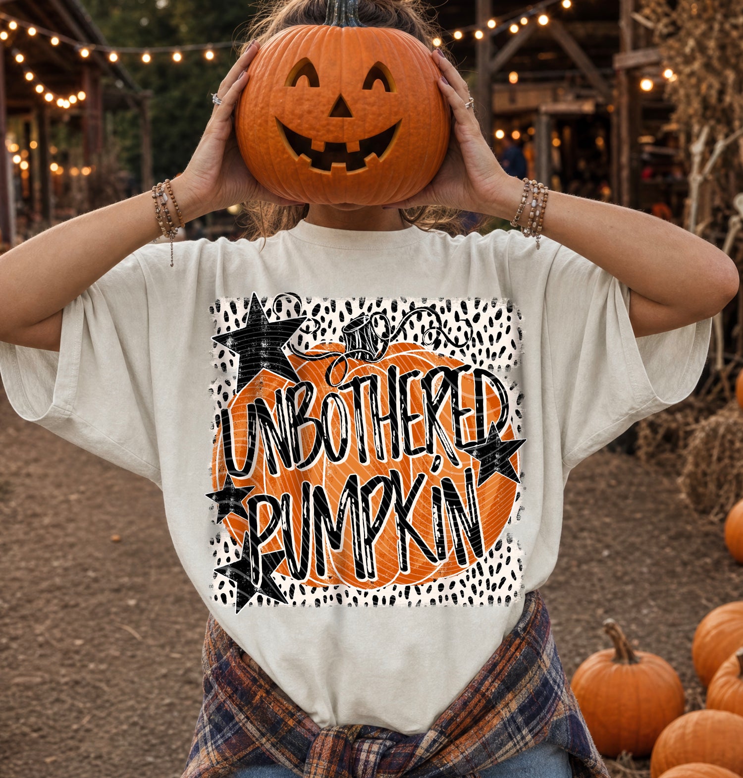 Unbothered Pumpkin DTF