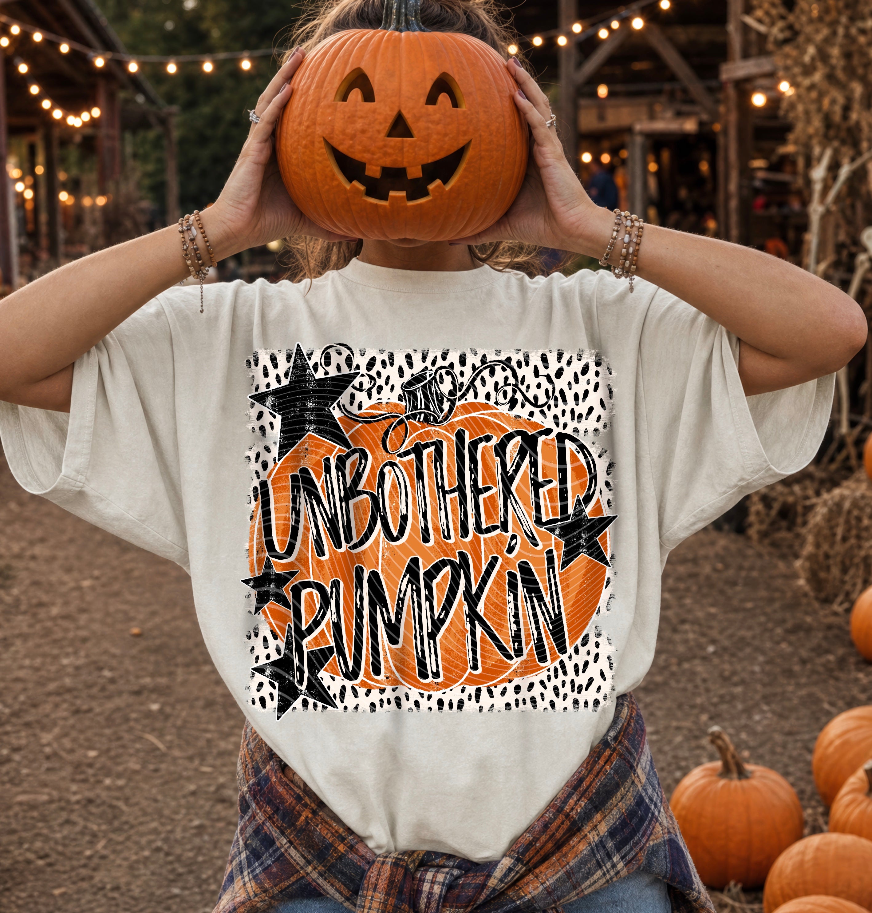 Unbothered Pumpkin DTF
