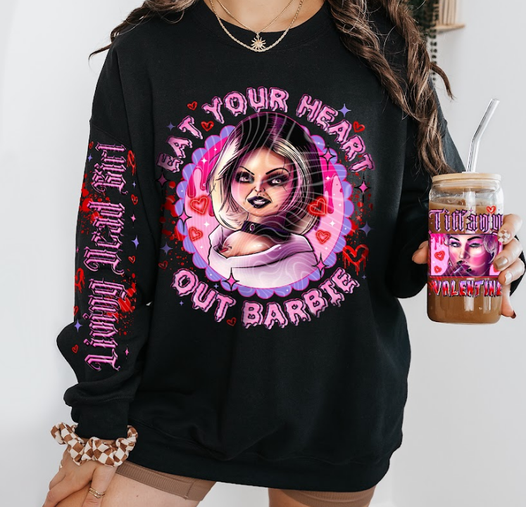 Eat Your Heart Out Barbie DTF