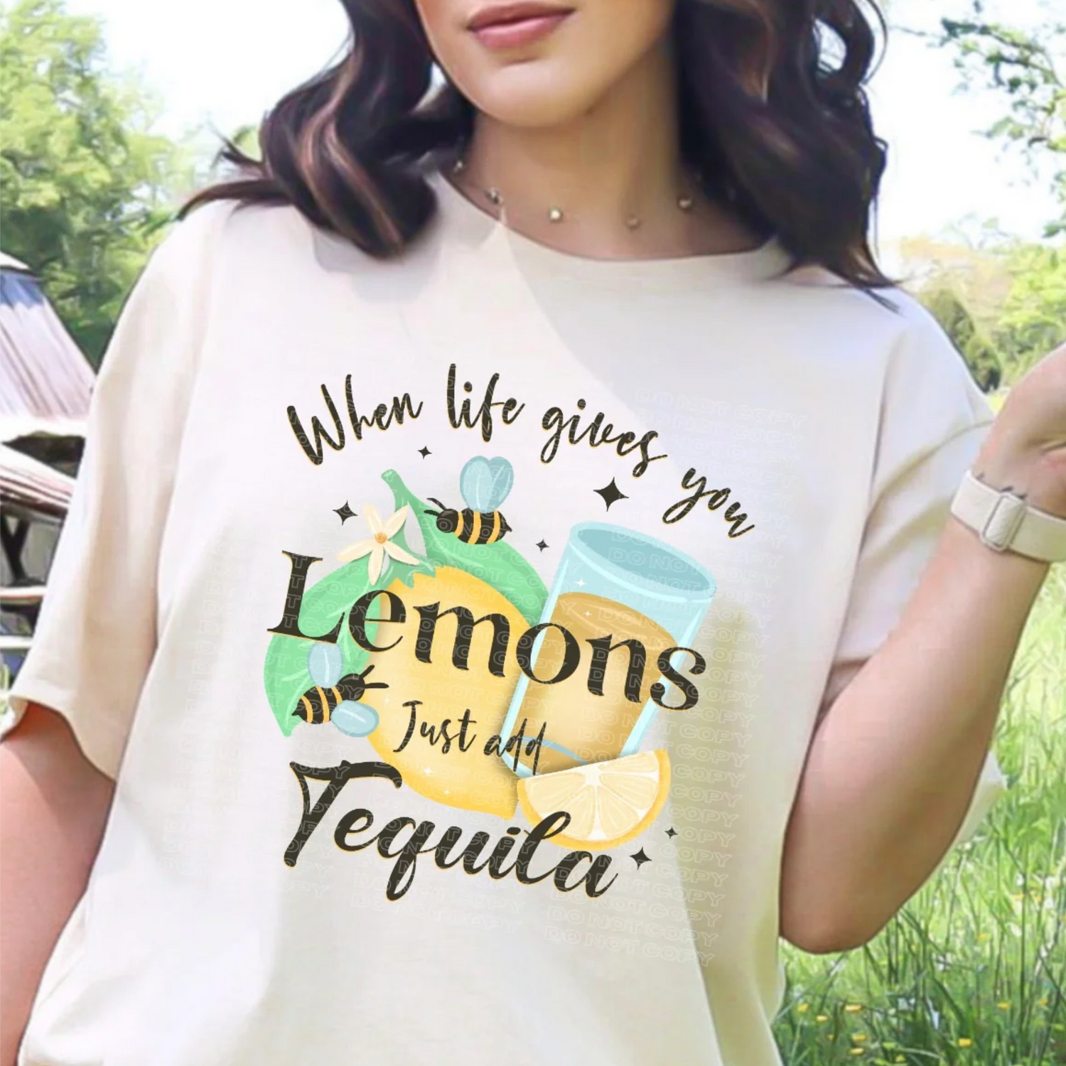 Lemons Tequila DTF
