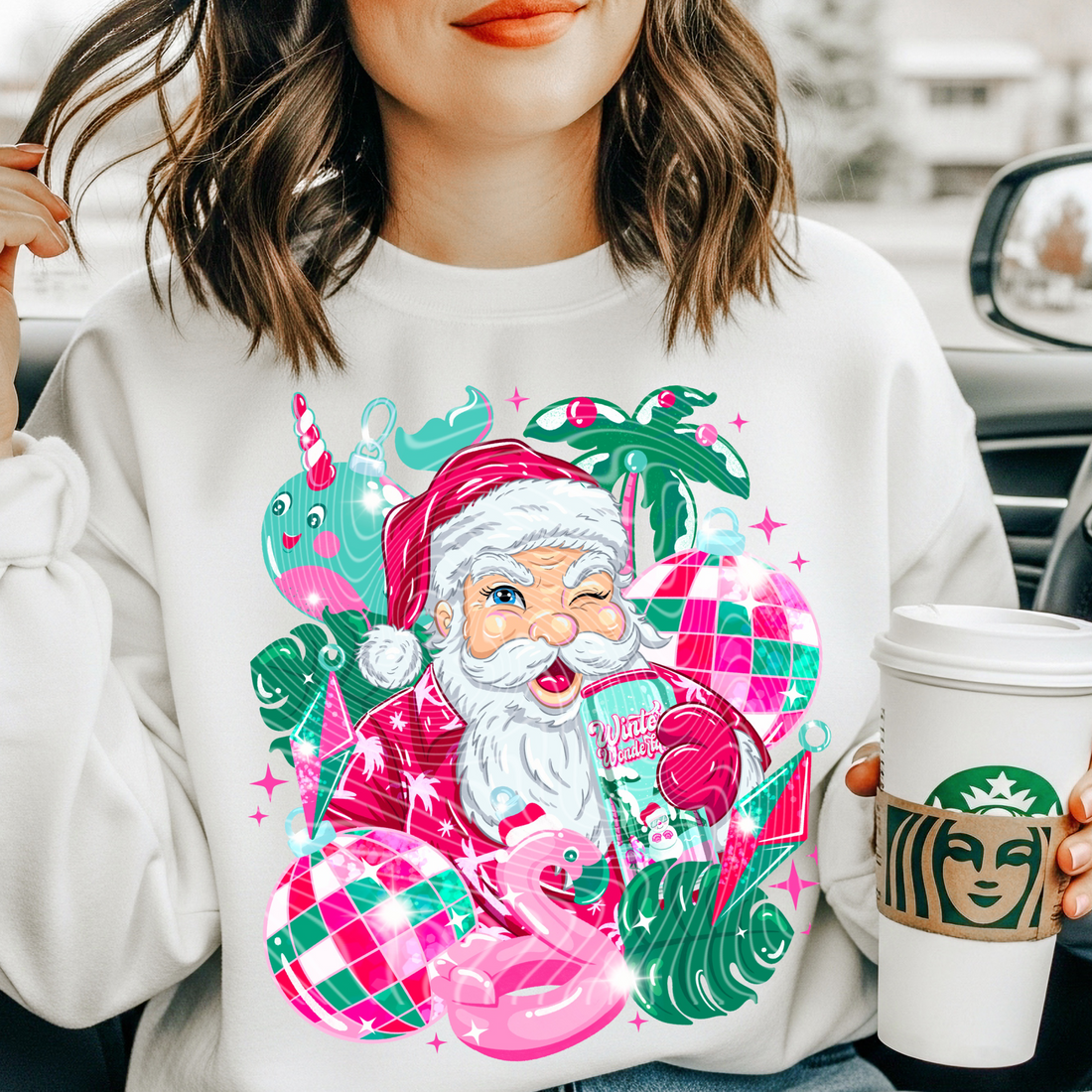 Disco Santa DTF