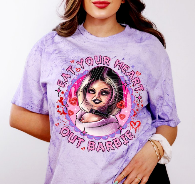 Eat Your Heart Out Barbie DTF